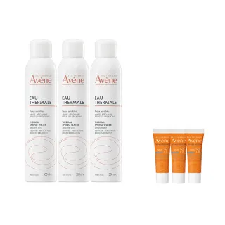 【Avene 雅漾官方直營】舒護活泉水300mlx3入(保濕化妝水/妝前噴霧)