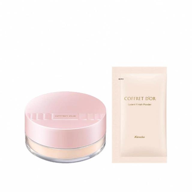 【Kanebo 佳麗寶】COFFRET D’OR 纖透美肌蜜粉贈補充包1+1組