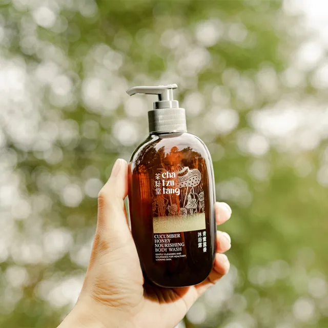 【茶籽堂】臺灣植萃保濕沐浴露500mL｜兩款調理任選(荷葉清舒/青蜜滋養/控油/鎖水)