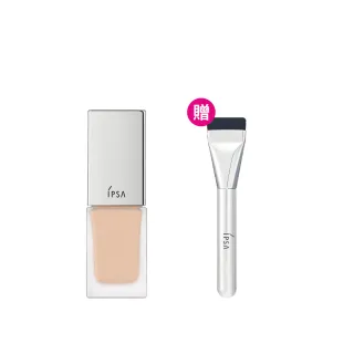 【IPSA 茵芙莎】官方直營 輕裸精華粉底組 粉底/底妝/粉底液/持妝/控油(輕裸水光粉底液 25ml)