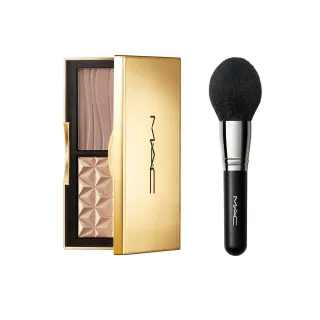 【M.A.C】造山運動精緻美顏組(口袋雙色修容打亮盤 7g #小金盒)