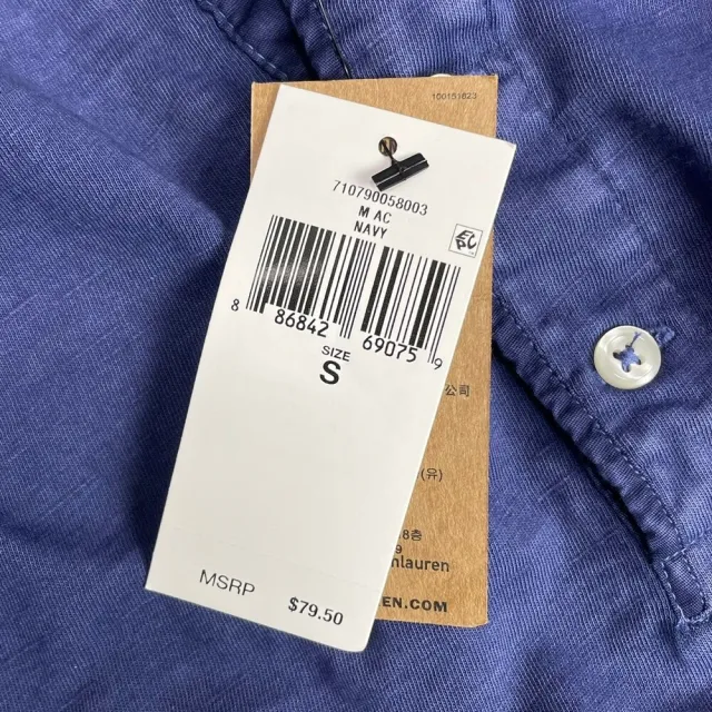 【RALPH LAUREN】亨利領 紅馬 Ralph Lauren 刷舊感 薄長袖 小馬 長袖 T恤 純棉 polo 上衣 (9853BC5)