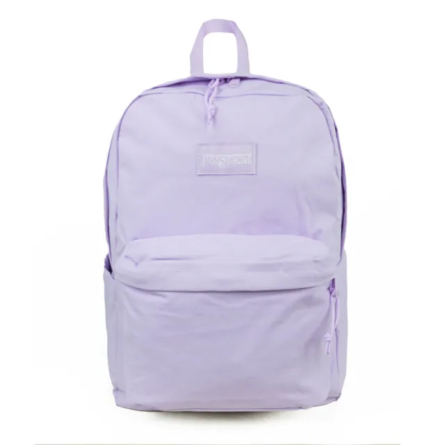 【JANSPORT】Superbreak Plus 後背包 運動包 雙肩背包 淺紫(JS0A4QUADM4)
