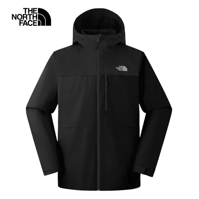 【The North Face 官方旗艦】中性款防水透氣三合一外套(多款任選)