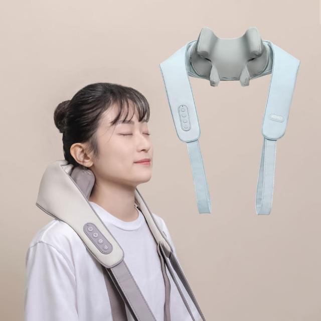 【3ZeBra 三隻斑馬】好肩力|斜方肌肩頸按摩器(無線肩頸揉捏按摩器 母親節禮物)