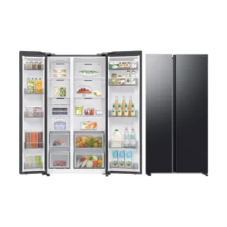 【Samsung 三星】655公升 美式變頻對開雙門冰箱(RS70F65Q4FTW)