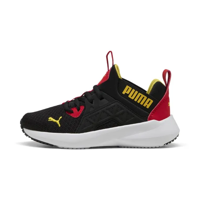 【PUMA】Soft Enzo NXT PS 休閒運動鞋 孩童 19557126(童鞋 休閒鞋 黑色)