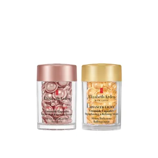 【伊麗莎白雅頓】官方直營 早C晚A雙效護膚膠囊組(HPR膠囊30顆+輕感30顆)