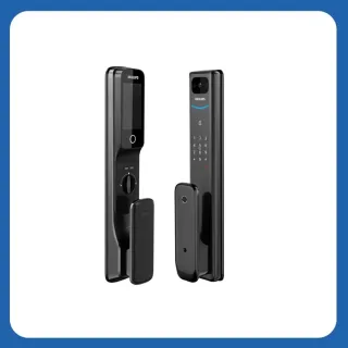 【Philips 飛利浦】ALPHA VP 貓眼 推拉式智能門鎖/電子鎖(指紋│卡片│密碼│鑰匙│WiFi/含安裝)