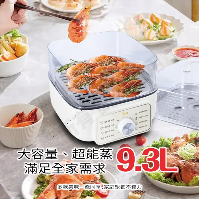 【Giaretti珈樂堤】多功能雙層電蒸籠(GT-HPS113)