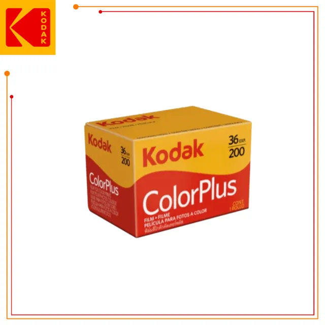 【Kodak 柯達】ColorPlus 200 135mm 彩色膠捲底片(ISO 200 36張)