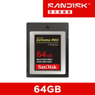 【SanDisk 晟碟】Extreme PRO CFexpress Type B 記憶卡 64GB(公司貨)
