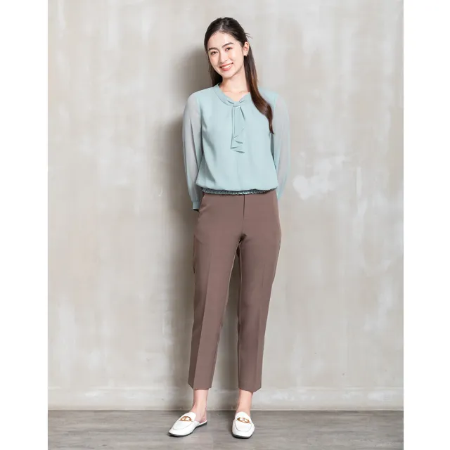 【perng yuh 芃諭名品】季節印象 燙褶 九分西裝褲(2026 SS Collection|5A春夏新品上市)
