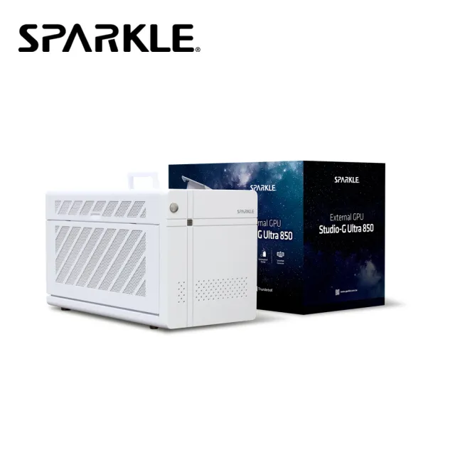 【SPARKLE】Thunderbolt™ 5 Studio-G 850 Luna Ultra 顯示卡外接盒(白)