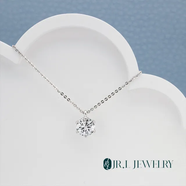 【JR.L金瑞利珠寶】年終慶 IGI 1克拉 最白D色最完美車工ideal cut 永恆旅行鑽石項鍊(培育鑽石 鉑金)