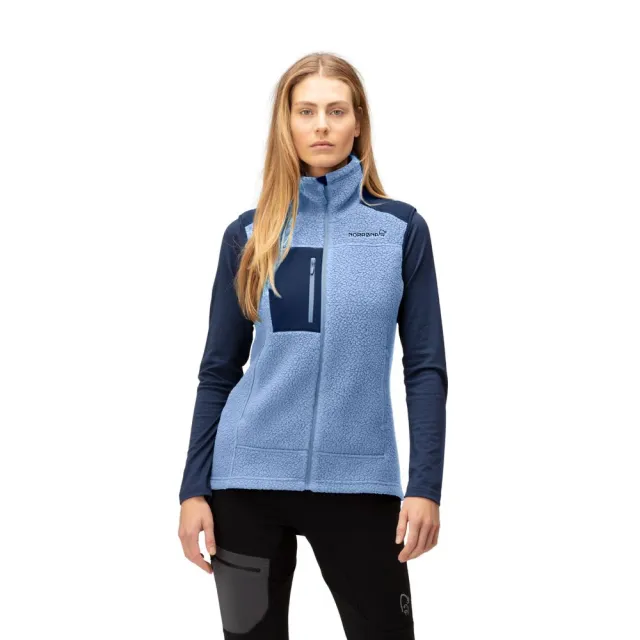 【NORRONA】trollveggen Thermal Pro 背心 女款 浩瀚灰
