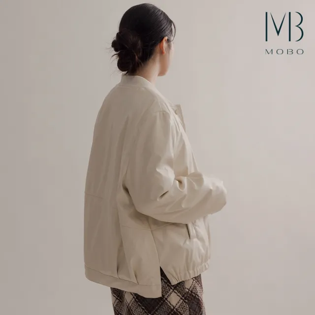 【MO-BO】質感內鋪棉皮外套