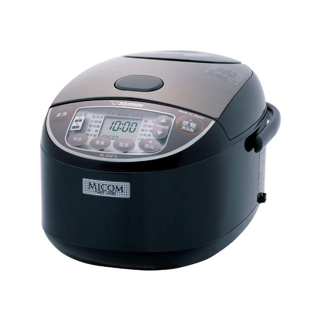 【ZOJIRUSHI 象印】象印 日本製 *10人份*黑厚釜微電腦電子鍋(NL-GAF18)