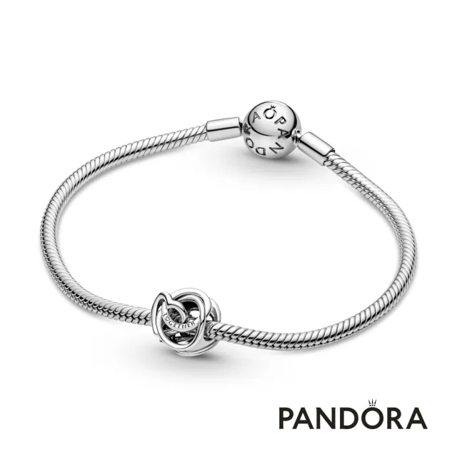【Pandora 潘多拉】永恆親情圓環與心形串飾