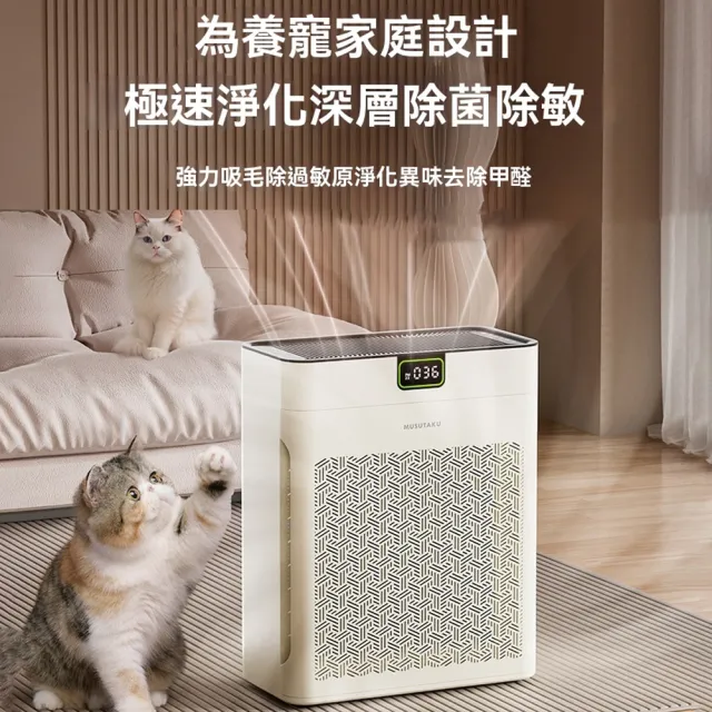 【IPSKY】寵物空氣淨化器 空氣清淨機(吸毛除臭 除菌除敏 超強吸毛 寵物淨化器 寵物清淨機 空氣除臭機)