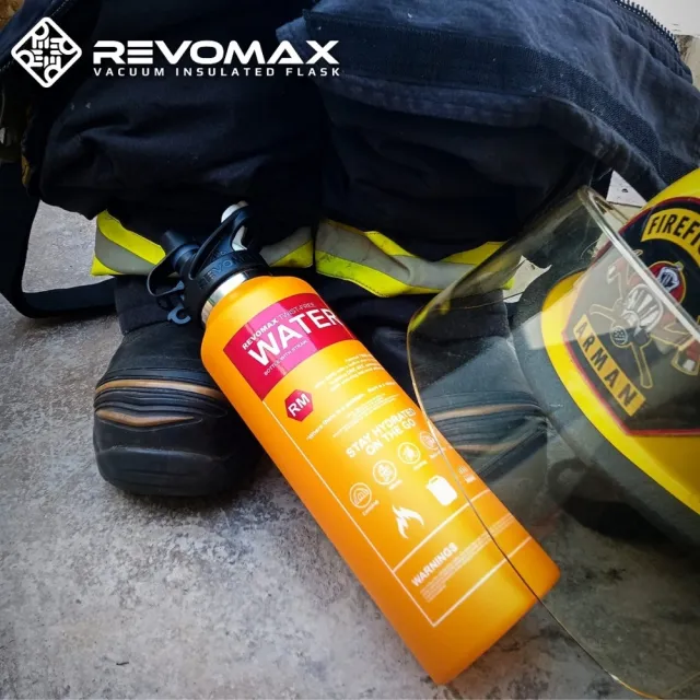 【REVOMAX 銳弗】316不鏽鋼滅火器系列保溫瓶950ml 官方直營(保溫保冰 316不鏽鋼)