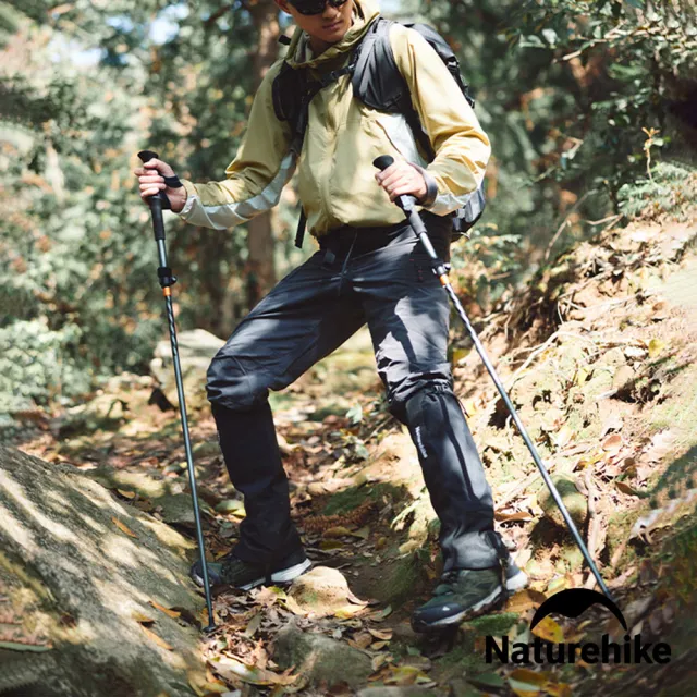 【Naturehike】超值2入組 長風Pro鋁合金五節折疊登山杖 DS013(台灣總代理公司貨)