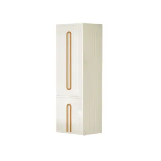 【Yeya也雅】60面寬行雲輕奢風三層衣櫃-附3掛衣桿+20支兒童衣架-DIY(衣櫃/衣櫥/臥室收納)