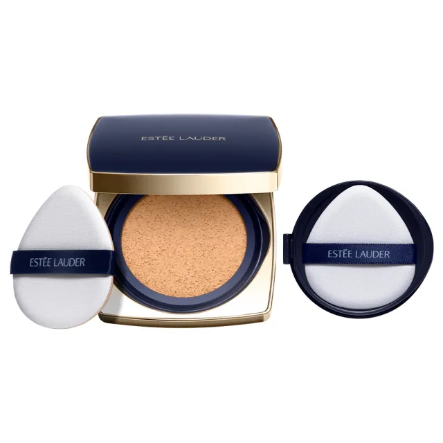 【Estee Lauder 雅詩蘭黛】粉持久完美鎖妝氣墊粉餅SPF45(一盒兩蕊/IU同款/防曬)