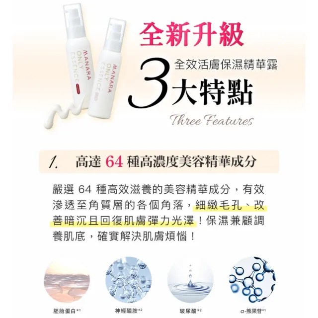 【MANARA 曼娜麗】ALL IN ONE全效活膚保濕精華露極潤型 100ml/1入(保濕 精華 細緻毛孔 改善暗沉)