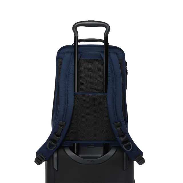 【TUMI】Alpha 中型 15 吋筆電可擴展彈道尼龍後背包 - 海軍藍(TUMI 官方旗艦店)