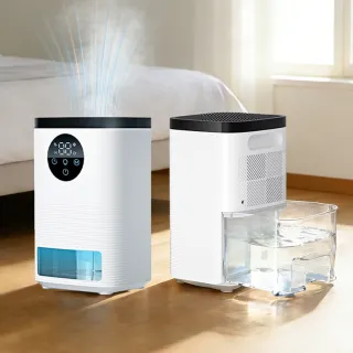 【ANTIAN】家用小型智能除濕機 回南天吸濕機 除潮乾燥機 防潮抽濕機 空氣清淨機 1.6L