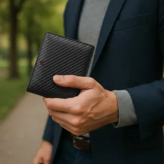 【MONDAINE 瑞士國鐵】x Knirps  聯合品牌 送禮 蘇黎世系列RFID防盜8卡牛皮零錢包短夾(男用/男友禮物)