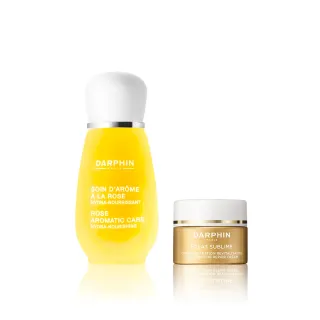 【DARPHIN 朵法】玫瑰精露舒緩亮澤組(玫瑰芳香精露15ml)