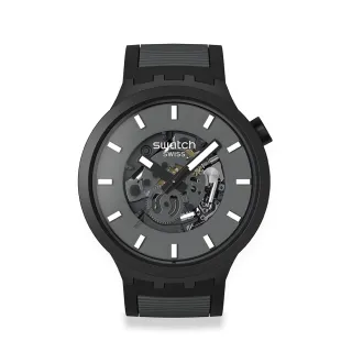 【SWATCH】PAST THE HORIZON 大錶面手錶/男錶/女錶/瑞士製造 SB05B113(47mm)