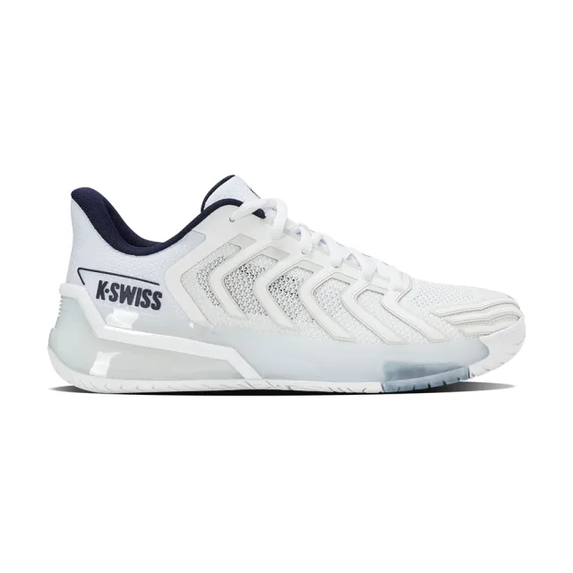【K-SWISS】專業網球鞋 ULTRA SHOT 4 運動 匹克球 男鞋  白藍色 04437-111-M