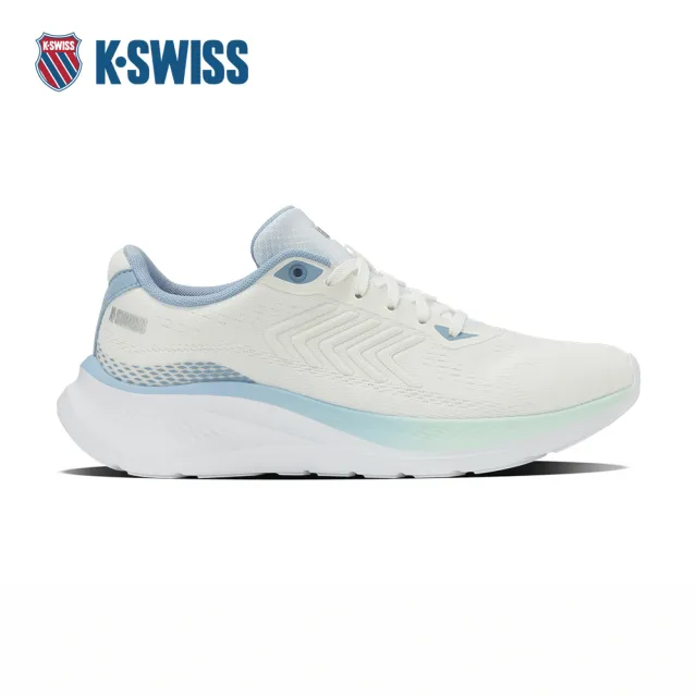 【K-SWISS】經典運動鞋 SELBY 休閒 女鞋 白粉藍色 99447-166-M