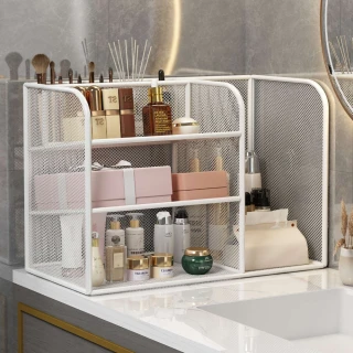 【MINE 家居】置物架 多層收納書架 2款選購 40*20*34公分(書架 桌上架 桌上收納架)