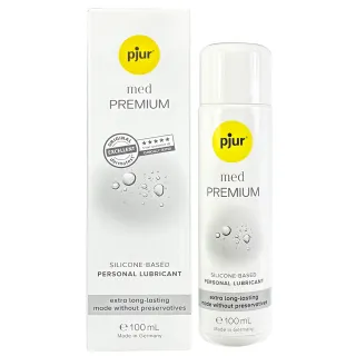 【Pjur】med PREMIUM｜長效順滑矽性潤滑液 100ml(矽性潤滑液 性愛潤滑液 情趣潤滑液 情趣職人)