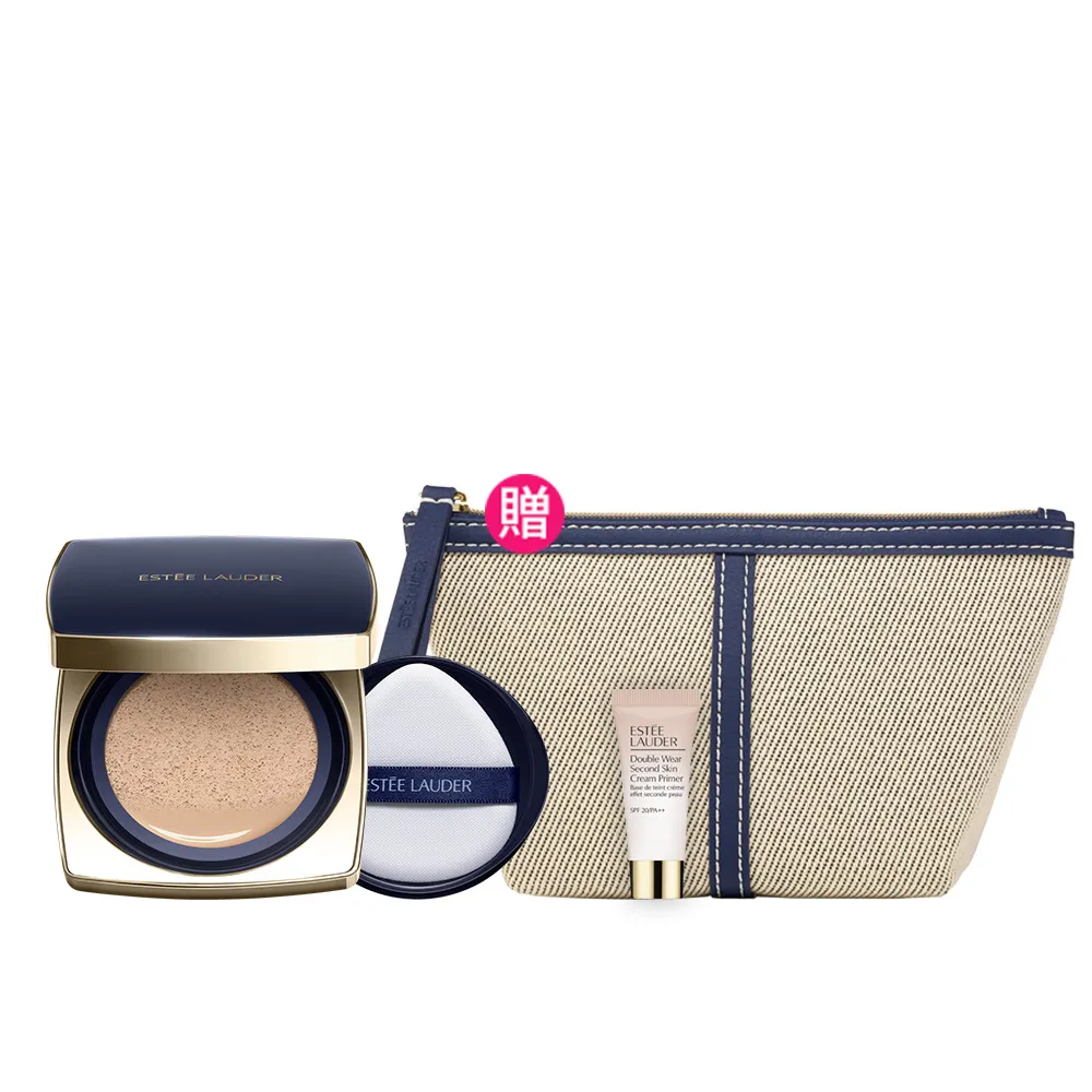 【Estee Lauder 雅詩蘭黛】粉持久完美鎖妝氣墊粉餅SPF45(一盒兩蕊/IU同款/防曬)