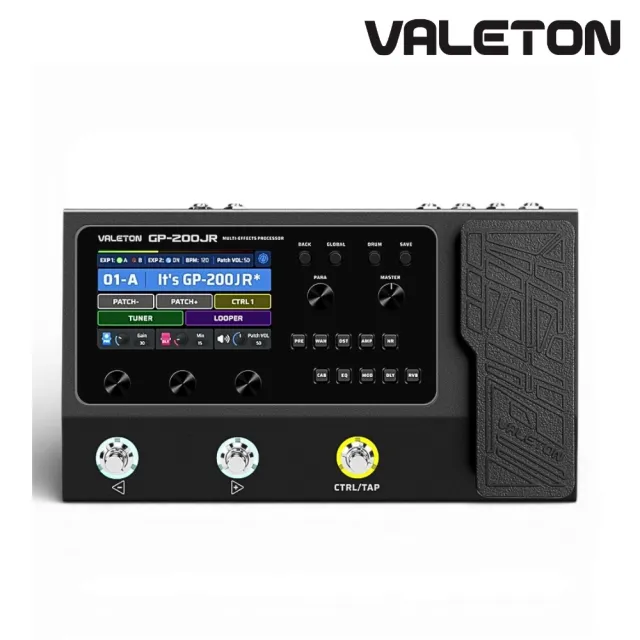 【VALETON】GP-200JR 綜合效果器／打造完美音色(GP200JR 錄音 混音 綜效 演出 教學)