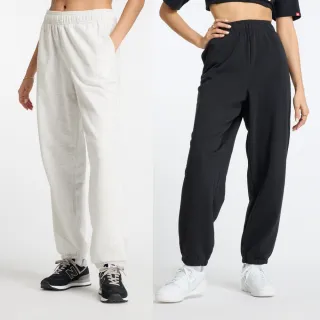 【NEW BALANCE】NB 棉質長褲_女性_淺灰/黑色_WP41500AHH_WP41500BK(美版 版型偏大)