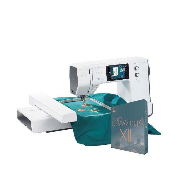 【bernette】b79 高階電腦刺繡縫紉機+Creative DRAWings XII刺繡軟體 中階