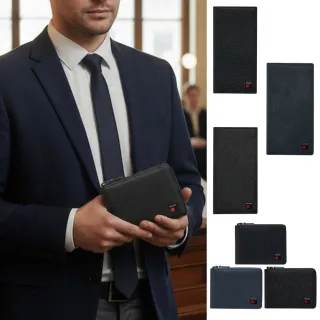 【MONDAINE 瑞士國鐵】Urban系列牛皮8卡RFID拉鏈零錢包短夾/6卡拉鏈零錢長夾 送禮(多款任選)