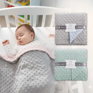 【bimbidreams 奇哥】雙面安撫豆毯禮盒 80x110cm(寶寶新生兒禮 滿月禮 彌月禮 嬰兒禮盒)