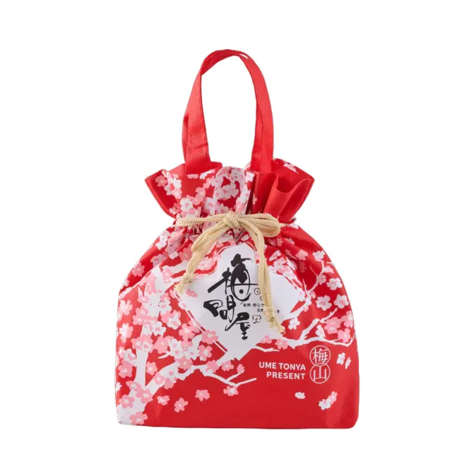 【梅問屋】無糖綜合梅 花漾袋-紅(燒梅 好吃梅 二種口味 無添加梅子 嘉義伴手禮 送禮推薦 SGS認證)
