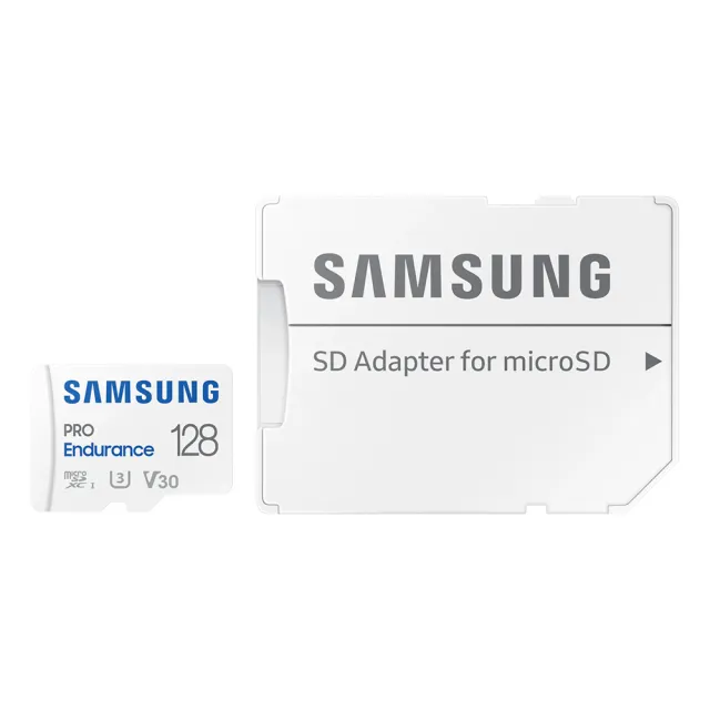 【Samsung 三星】PRO Endurance microSDHC U3 V10 128GB 高耐用記憶卡(MB-MJ128KA/APC)