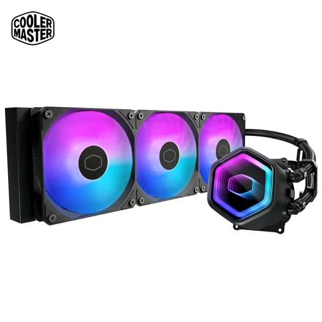 【Cooler Master 酷碼】Cooler Master MasterLiquid CORE II 360 ARGB 水冷散熱器 黑色(CORE II)(其他規格)