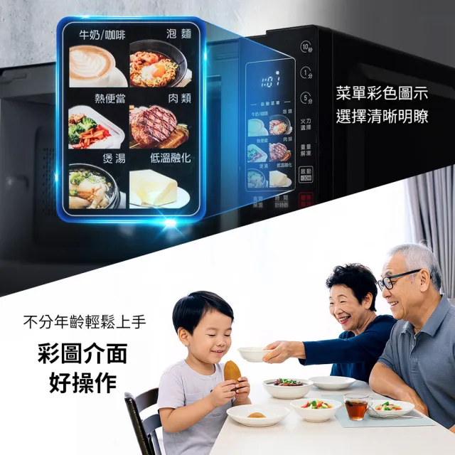 【SAMPO 聲寶】天廚20公升微電腦平台微波爐(RE-N205PM)