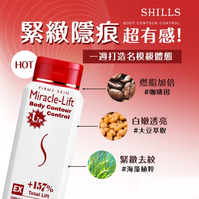 【SHILLS 舒兒絲】紅魔纖四色晶球精華/乳液加強版2入組(四肢腹臀/緊實)