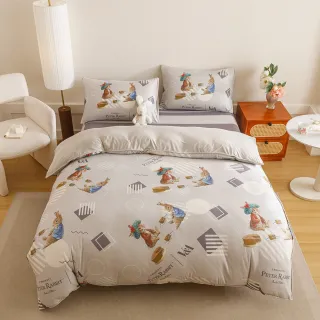 【PETER RABBIT 比得兔】比得兔與V&A博物館 床包兩用被組-任選(單人/雙人/加大 均一價/正版授權)